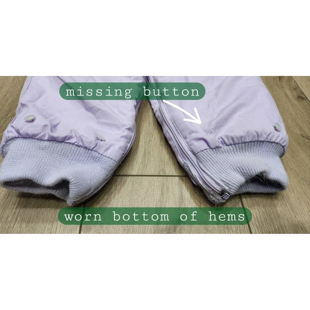 Montgomery Ward Vintage Lilac Hooded Snowsuit‎ Bunting Baby Toddler 24 Months